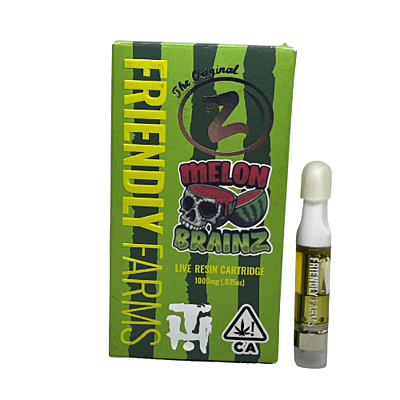 Friendly Farms Live Resin Cart Melon Brainz Friendly Farms Live Resin Cart Melon Brainz