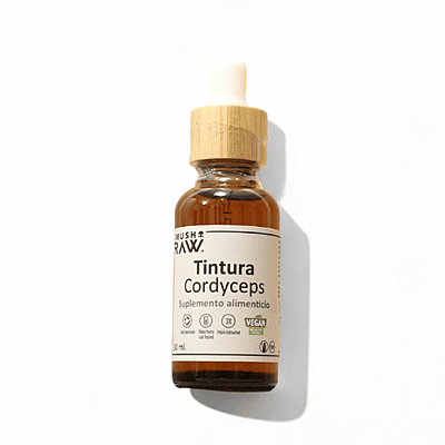  The Mush Raw Tintura Cordyceps suplemento alimenticio