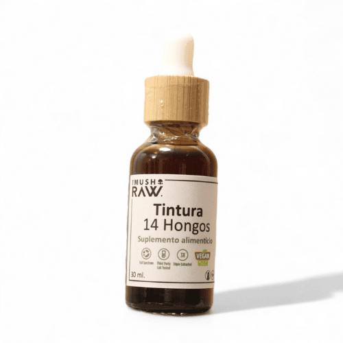 The Mush Raw Tintura 14 Hongos suplemento alimenticio The Mush Raw Tintura 14 Hongos suplemento alimenticio