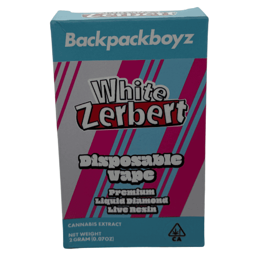 Backpackboyz vape pen White Zerbert 2G