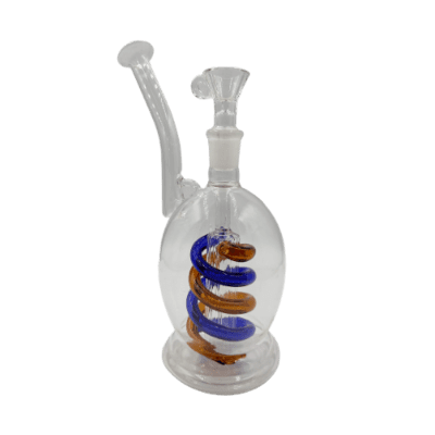 Bong mediano color Amarillo con cristales