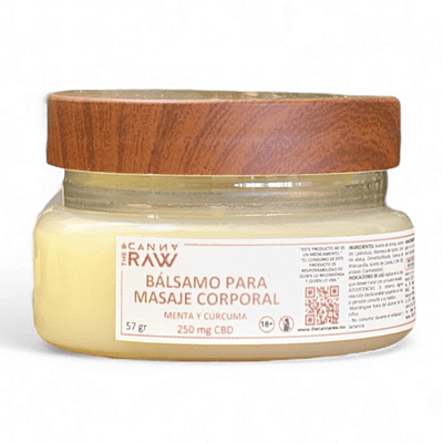 The Canna Raw Bálsamo masaje corporal de hemp