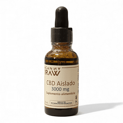 The Canna Raw Gotero de CBD Aislado The Canna Raw Gotero de CBD Aislado