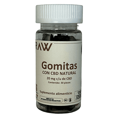 The Canna Raw Gomitas de CBD The Canna Raw Gomitas de CBD