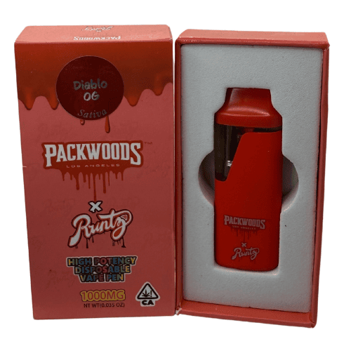 Packwoods x Runtz vape Diablo OG