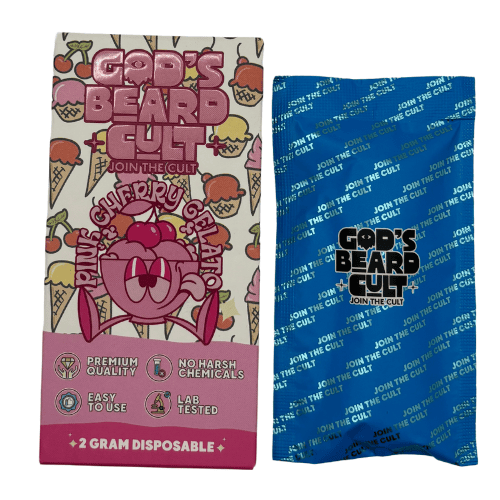 Gods Beard Cult Vape desechable Pink Cherry Gelato 2G