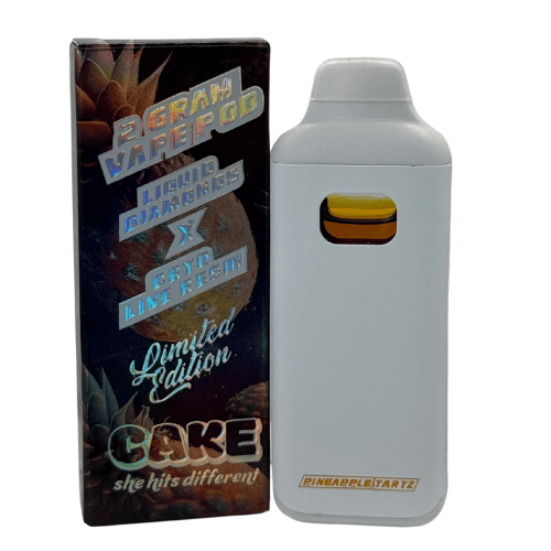 Cake Liquid diamonds x live resin vape desechable Pineapple Tartz 2G Cake Liquid diamonds x live resin vape desechable Pineapple Tartz 2G