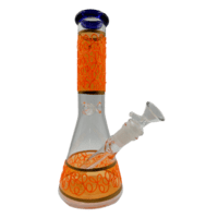 bong mediano naranja y azul bong mediano naranja y azul