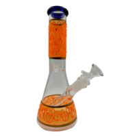 bong mediano naranja y azul