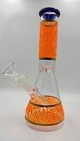 bong mediano naranja y azul bong mediano naranja y azul