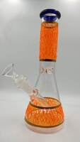 bong mediano naranja y azul bong mediano naranja y azul