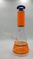 bong mediano naranja y azul bong mediano naranja y azul