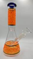 bong mediano naranja y azul bong mediano naranja y azul