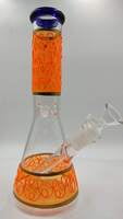 bong mediano naranja y azul bong mediano naranja y azul