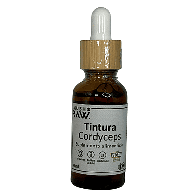  Mush Raw Tintura Cordyceps suplemento alimenticio