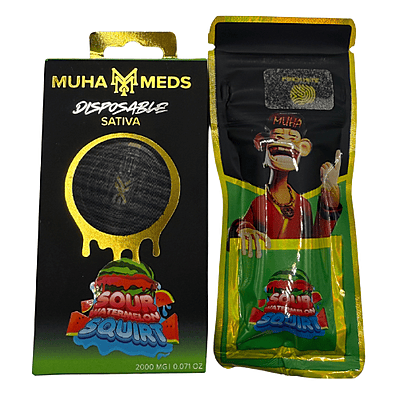 Muha Meds Vape desechable Sour Watermelon Squirt Muha Meds Vape desechable Sour Watermelon Squirt