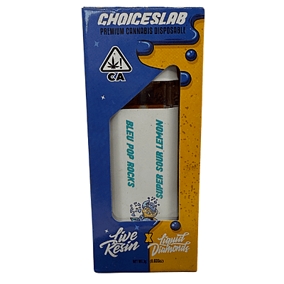 Choiceslab Premium 2 Vape combo Live Resin Bleu Pop Rocks x Super Sour Lemon Choiceslab Premium 2 Vape combo Live Resin Bleu Pop Rocks x Super Sour Lemon