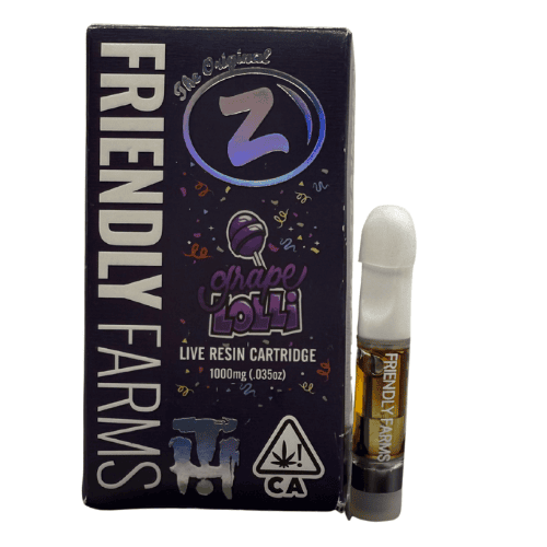 Friendly Farms Live resin Cart Grape Lolli Friendly Farms Live resin Cart Grape Lolli