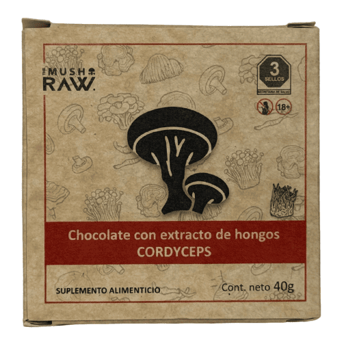 Mush Raw Cordyceps Chocolate comestible Mush Raw Cordyceps Chocolate comestible