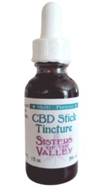Tintura con infusión de CBD dosis sencilla Sisters of the Valley