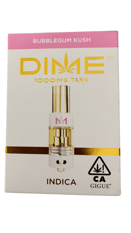 Dime Industries Bubblegum Kush Tanque de 1000 mg