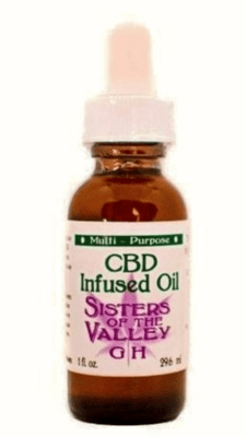 Aceite con infusión de CBD dosis sencilla Sisters Of The Valley