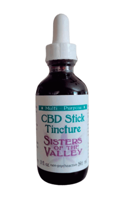 Tintura con infusión de CBD dosis sencilla Sisters of the Valley
