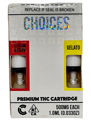 Choices cart combo Strawberry y Gelato Choices cart combo Strawberry y Gelato