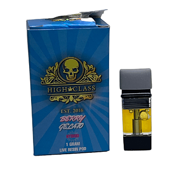 High Class Live Resin Pod Berry Gelato