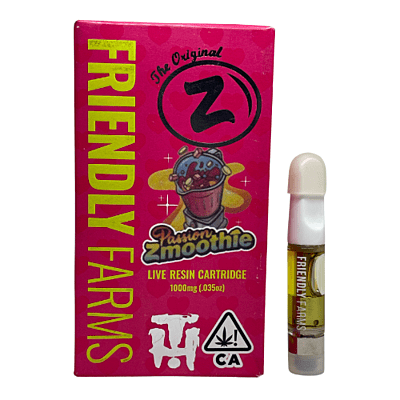 Friendly Farms Live Resin Cart Passion Zmoothie