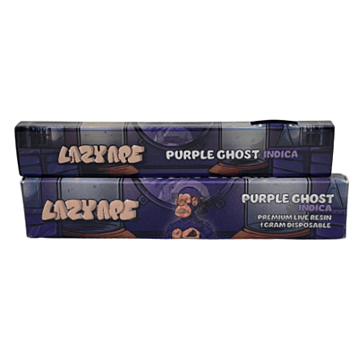 Lazyape vape pen live resin purple ghost