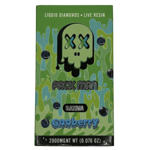 Pack Man vape desechable liquid diamonds y live resin Gooberry 2G Pack Man vape desechable liquid diamonds y live resin Gooberry 2G