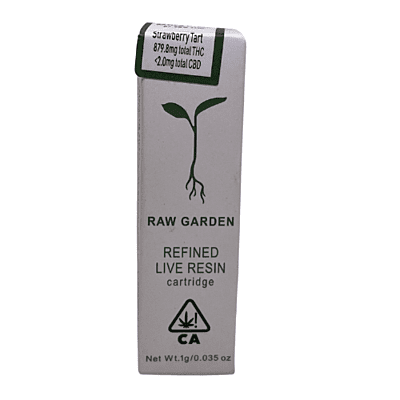 Raw Garden Refined Live Resin Cart Strawberry Tarts