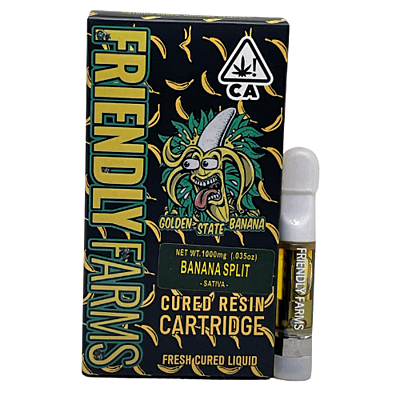 Friendly Farms Live Resin Cart Banana Split