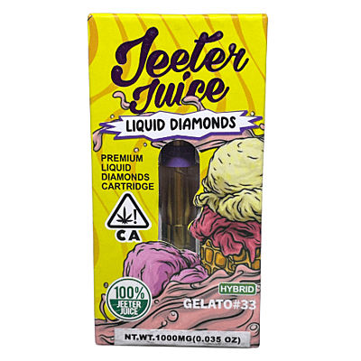 Jeeter Juice Liquid Diamonds Cart THC - Gelato #33