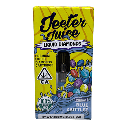 Jeeter Juice Liquid Diamonds cart Blue Zkittlez