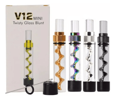 V12 Mini Twisty Glass Blunt