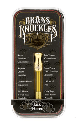 Brass Knuckles Cartucho THC Jack Herer