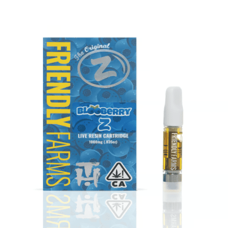 Friendly Farms Live Resin cart Blooberry Z