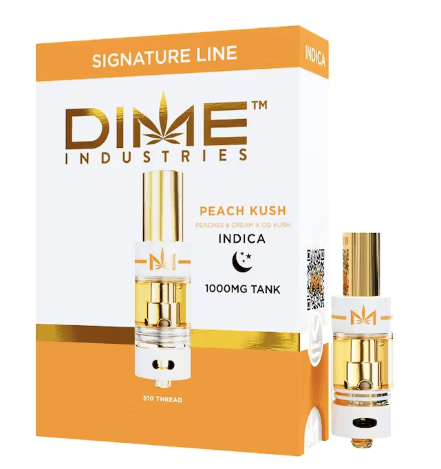 Dime Industries signature line tanque Peach Kush