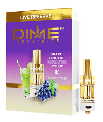 Dime Industries Live Reserve tanque Grape Limeade