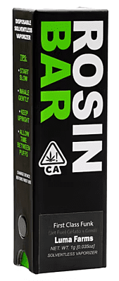 Rosin Tech Labs Rosin Bar Luma Farms First Class FUnk