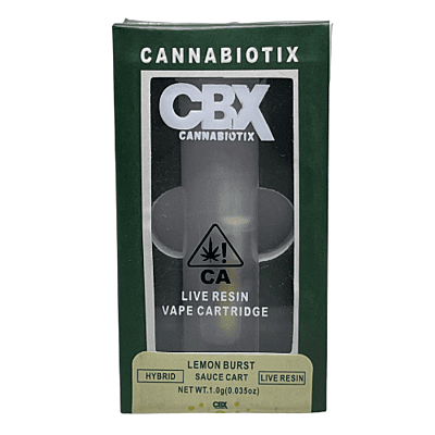 Cannabiotix Live Resin Cart Lemon Burst