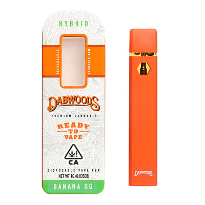 Dabwoods Desechable - Banana OG - 1 Gramo