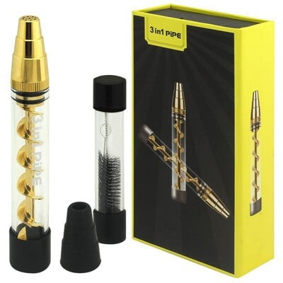 Twist Glass Blunt 3 in 1 Pipe