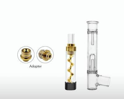HW Mini Twisty Blunt Glass Bubbler Kit