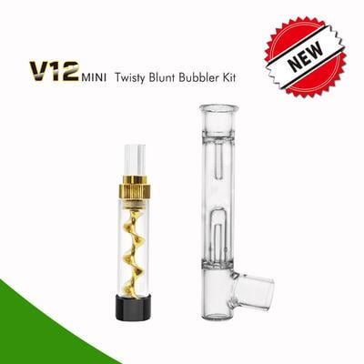 HW Mini Twisty Blunt Glass Bubbler Kit