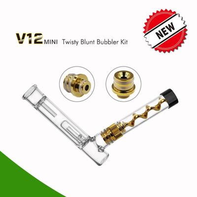 HW Mini Twisty Blunt Glass Bubbler Kit