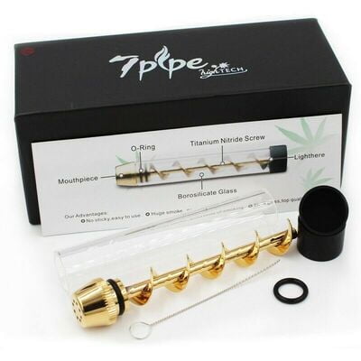 7 Pipe Twisty Glass Blunt