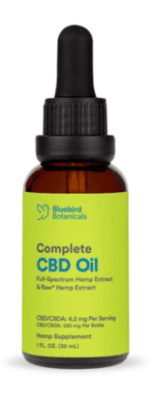Aceite de cáñamo Complete CBD + CBDA Oil Bluebird Botanicals